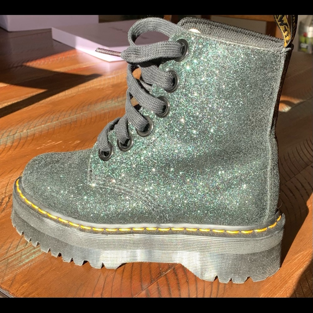 RARE - Molly Fine Glitter Dr Martens
